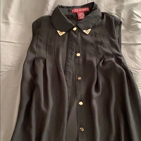 Collared tank top - Picture 1 of 1